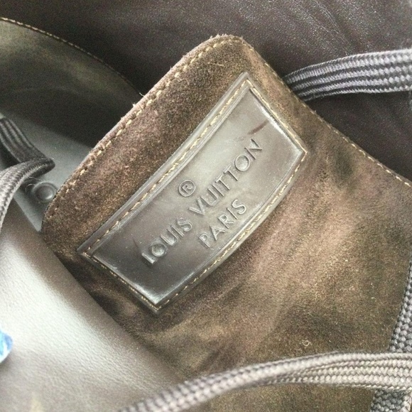 Louis Vuitton Dark Brown Suede Cap-Toe Lace-Up Chukka Boots Size 6 - Picture 7 of 9